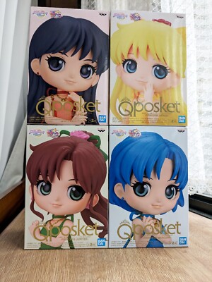 Q posket Sailor Moon PRINCESS Figure A set color (Mars Mercury Jupiter Venus)
