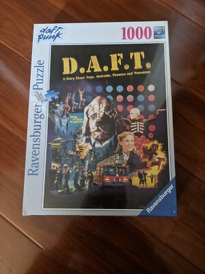 OFFICIAL DAFT PUNK D.A.F.T. RAVENSBURGER PUZZLE LIMITED EDITION