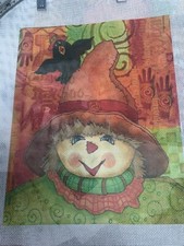 029 GICLEE NEEDLEPOINT CANVAS DARLING SCARECROW AND FRIEND