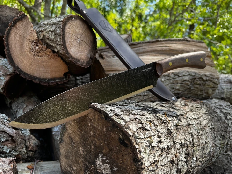 Faca Condor Sip Gande Full Tang 9,59" lâmina fixa caça sobrevivência Bushcraft - Imagem 3 de 4