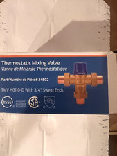 mixing valve 3/4" sweat ends