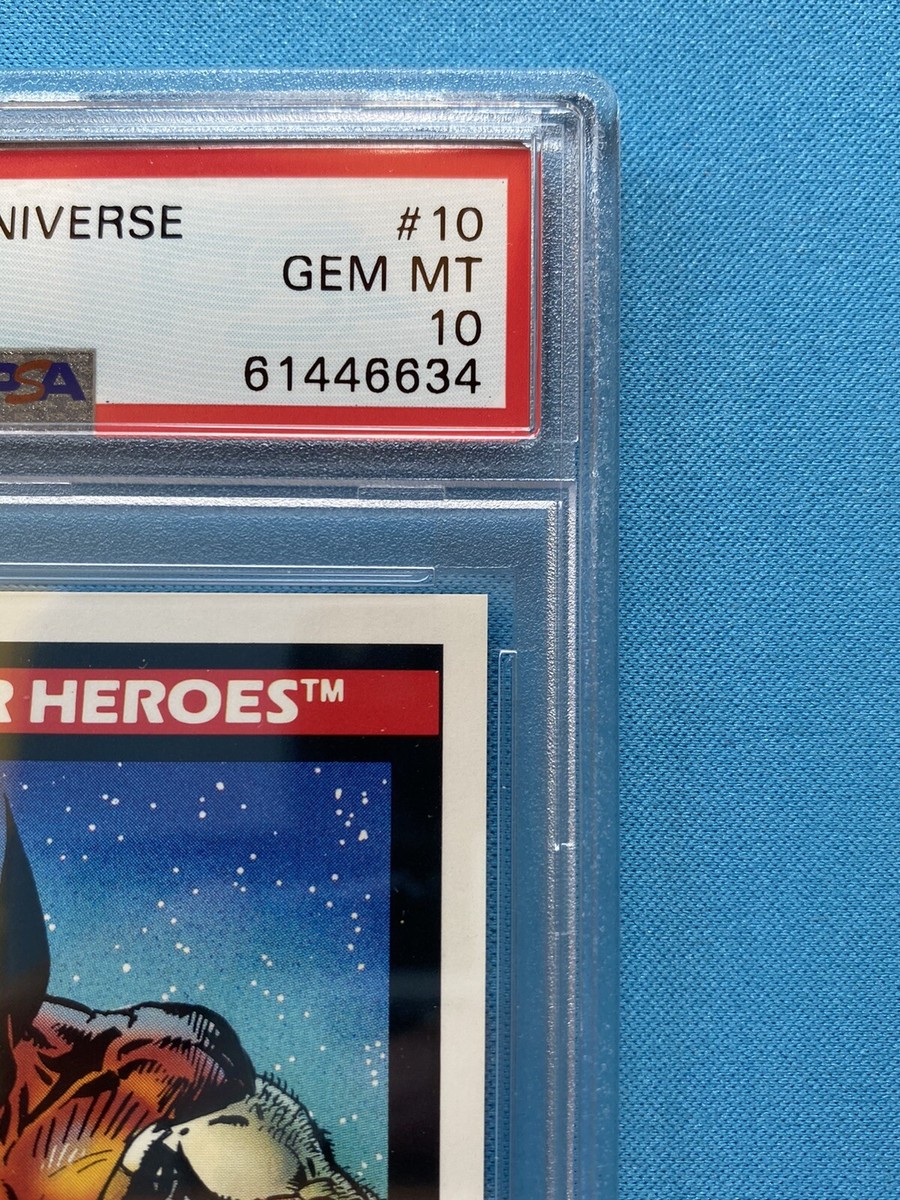 Wolverine #10 Impel 1990 Marvel Universe Series 1 graded