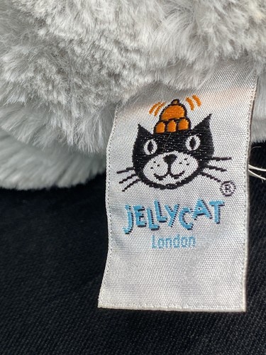 Jellycat London Bunny Rabbit Plush Light Gray 12” Soft Floppy Ears "Jack Henry" - Picture 5 of 14