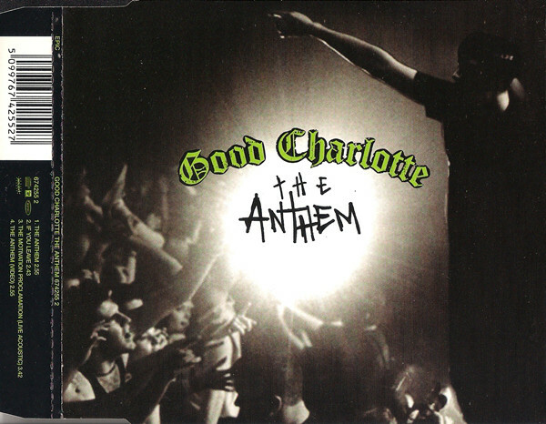 GOOD CHARLOTTE The Anthem #1 CD MINT UK IMPORT Enhanced | eBay