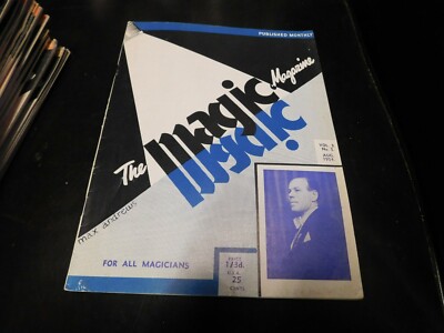 Max Andrews Magic Magazine For All Magicians August 1954 Cyro
