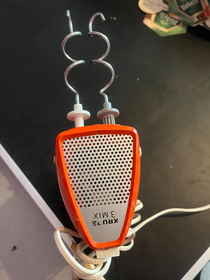 1970er KRUPS Mixer Handrührgerät 3 Mix 3000 orange Germany - image 2 of 4