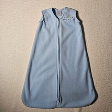 Halo Baby Sleep Sack Size Small 0-6 Months Light Blue Cotton Back is Best