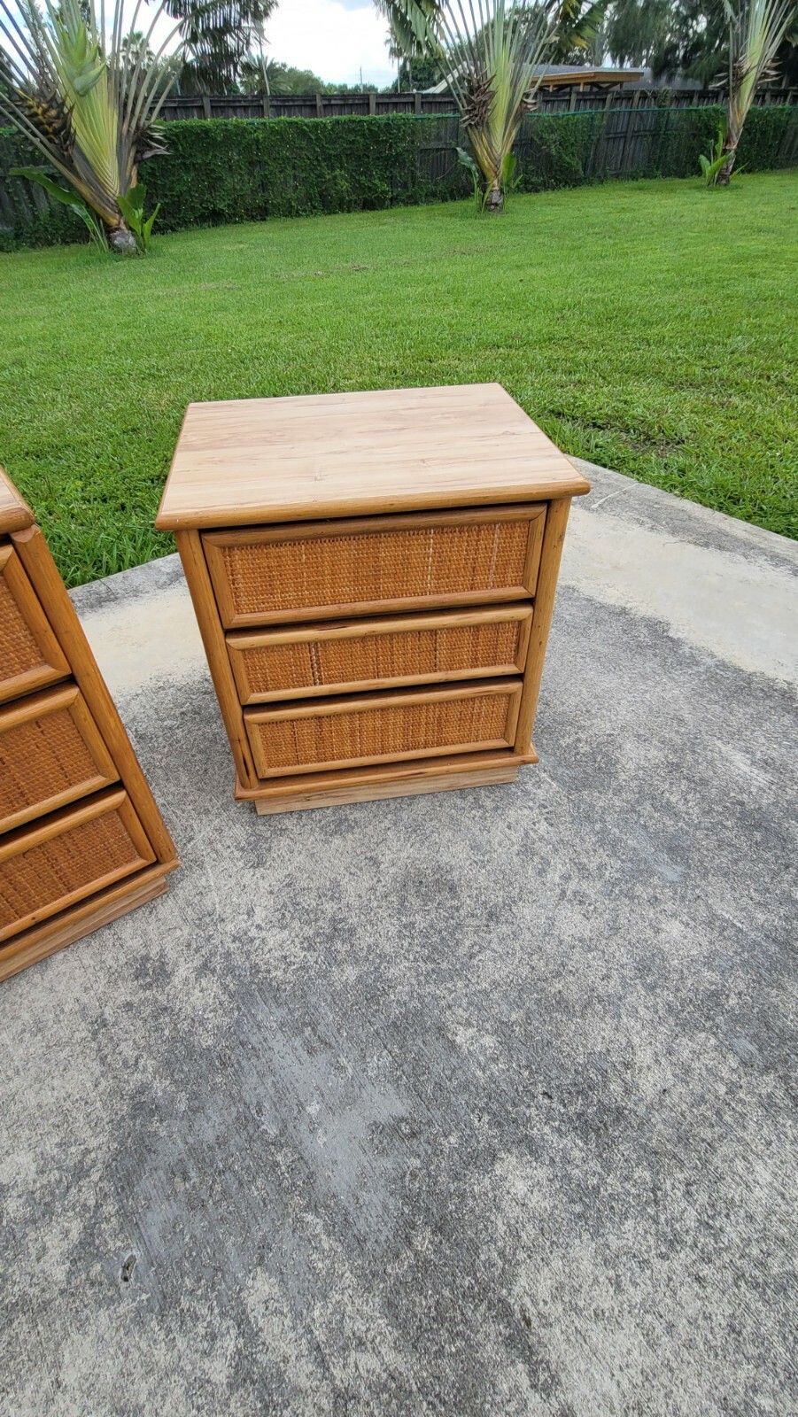 Vintage Rattan Bedroom Furniture eBay