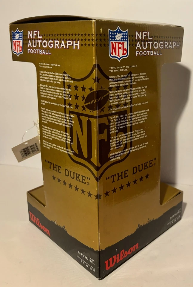 NFL Autógrafo Fútbol Firmado por Sidney Rice NUEVO en caja y firmado Foto 3 de 3