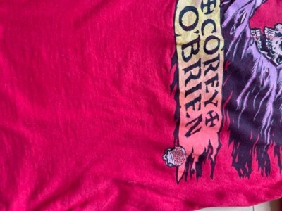 Santa Cruz Skateboards Corey O'Brien T-Shirt Red vintage | eBay