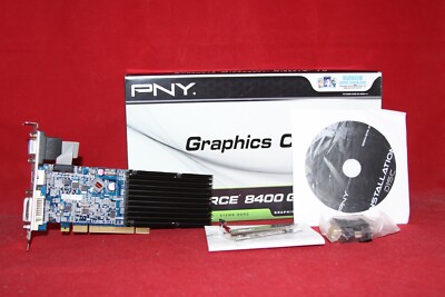 PNY Nvidia GeForce 8400 GS 512 MB DDR3, PCI Graphics Card. (VCG84512D3SPPB)