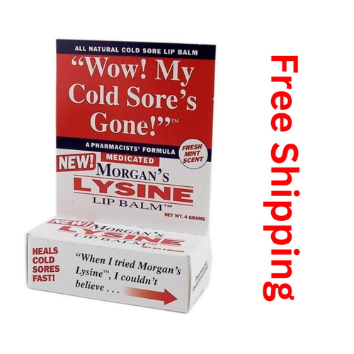 3 Lysine Medicated Lip Balm Cold Sore Relief Soothes Fast