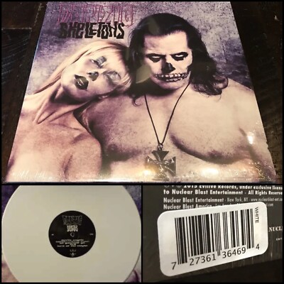 DANZIG Skeletons LP White Vinyl 1st Press SEALED-Misfits Samhain Type O Negative