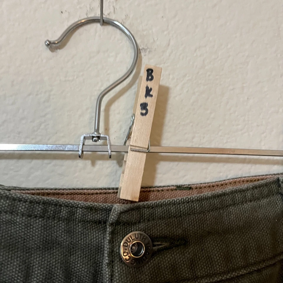 Pantalones Cortos Carga Duluth Trading Carpenter Para Hombre Verde Tiro Alto Calce Relajado Talla 44 Foto 4 de 4