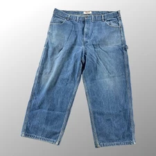 Vintage Big Mac Jeans 44x30 Men's Carpenter Blue Denim