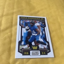 2023 Score Chris Rodriguez Jr. Washington Commanders Rookie RC 330 Free Shipping