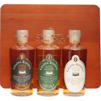 Sibona, Selezione Grappe Riserva 3 x 0,5l