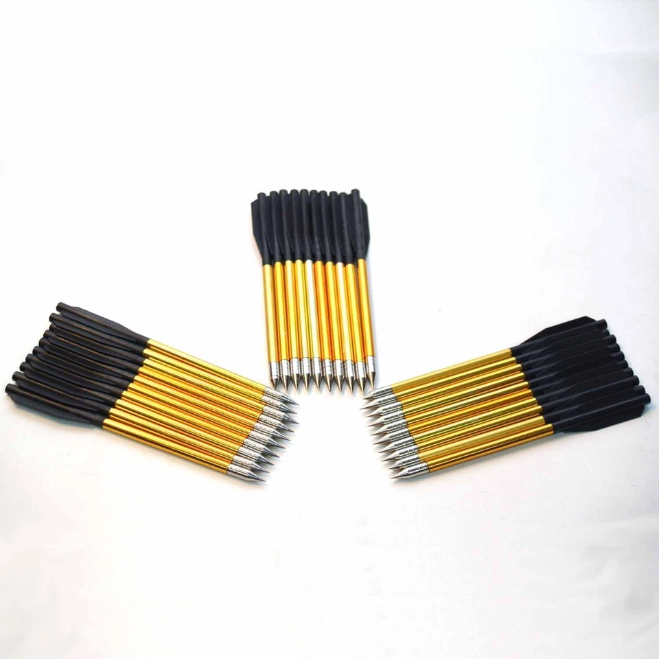 Aluminum Pistol Crossbow Arrows Bolts 50 - 80 Lbs (36 total - 3 packs of 12) New - Image 2 of 4