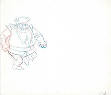 Casper the Ghost Space Pirate Production Animation Cel Drawing 1979 HB 007