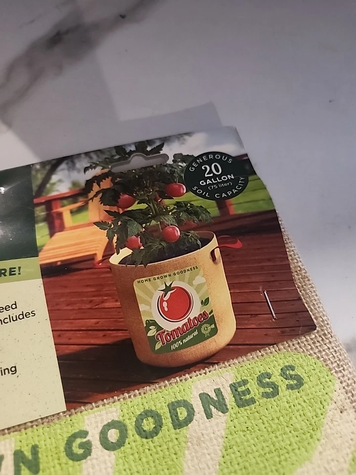 Панацея помидор 20 галлонов /80 кварт мешковина мешок для выращивания горшок контейнер палуба сад - Изображение 3 из 4