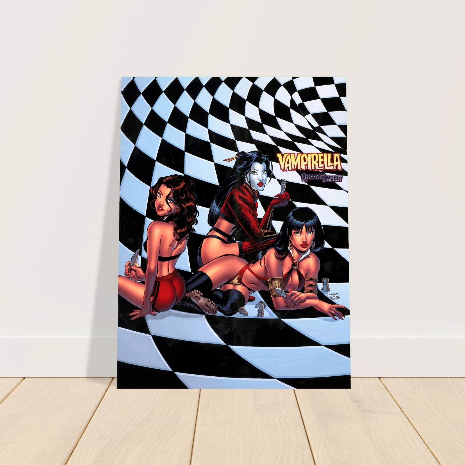 Vampirella Queens Gambit by Amanda Conner Poster