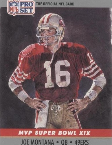 JOE MONTANA 49ers 1990 PRO SET (SUPERBOWL XIX 19 MVP) #MVP19 | eBay