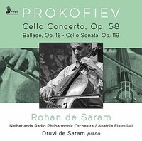 Prokofiev Cello Concerto Op. 58 Ballade For Cello Piano - Cd - F600Z
