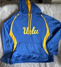 UCLA Bruins Hoodie Knits Apparel Mens XL Blue Yellow Spell Out Logo Sweatshirt