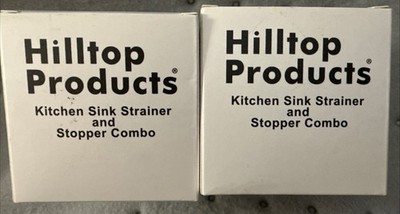 Hilltop Products Kitchen Sink Strainer & Stopper Combo Basket Replacement (4)