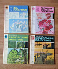 1960s Art Books 4 Pack Grumbacher Library Instruction Guides Drawing Painting