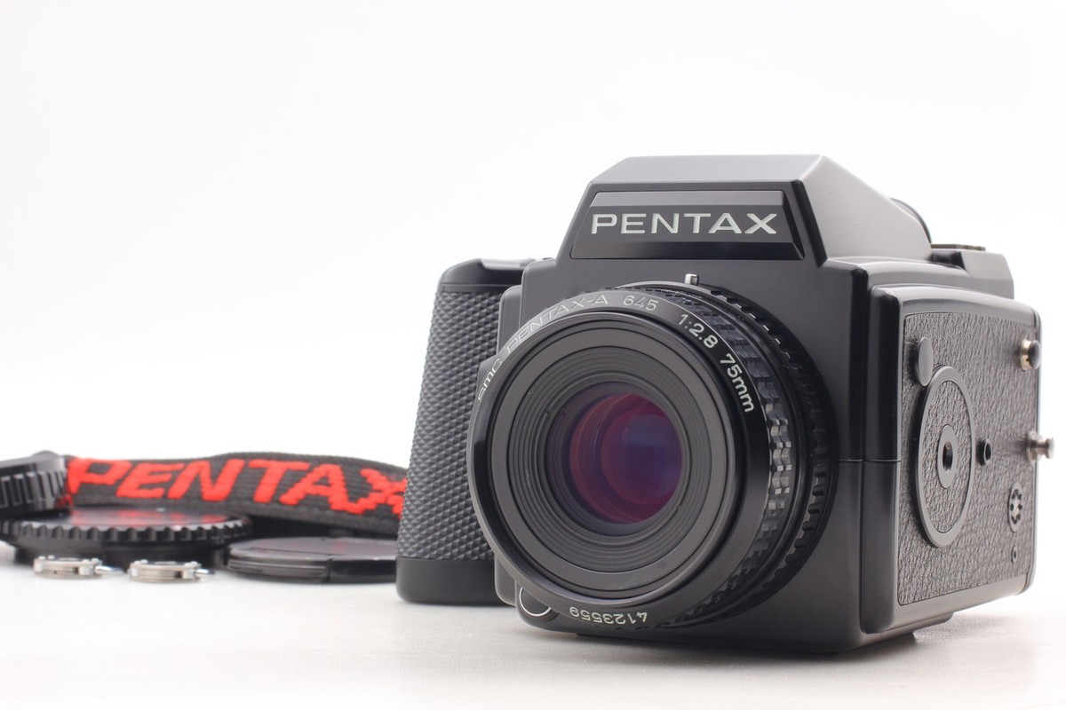 MINT] Pentax 645 Camera 120 Film Back w/ SMC A 75mm f/2.8 Lens