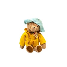 Vintage Eden Toys Paddington Bear Plush - Yellow Coat Fair Condition 