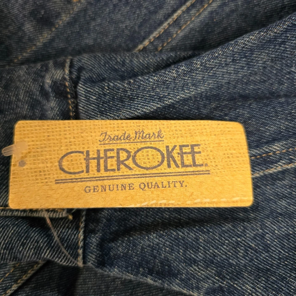 Chaqueta vaquera Cherokee para niñas talla grande 10/12 NUEVA clásica con 4 bolsillos nueva con etiquetas Foto 3 de 4