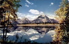 Jackson Lake and Teton Range, Wyoming Postcard
