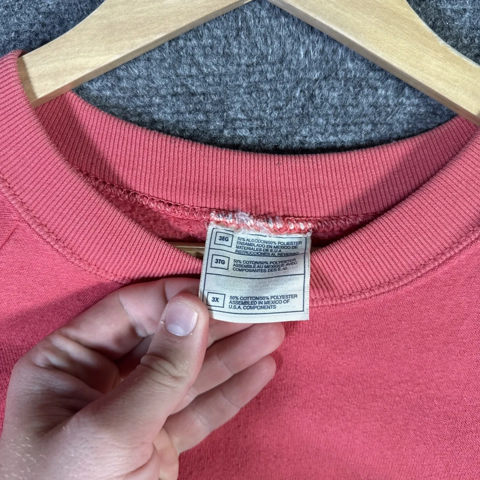 Sudadera De Colección Scooby Doo Para Hombres 2XL Roja Años 90 Cartoon Network Cita Llamas EE. UU. Foto 4 de 4