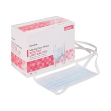 McKesson Surgical Mask Pleated 50 per Box 91-1100