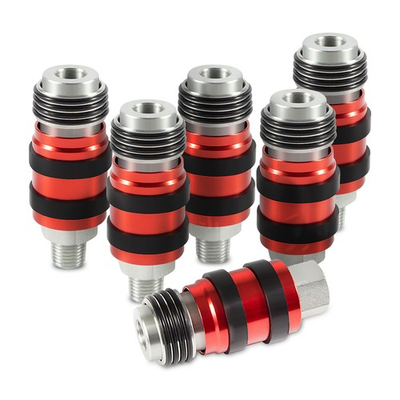 #ad S 1750 S 1751 Universal Quick Connect Industrial Couplers 1 4quot; M FNPT 1 4quot; Body $59.99