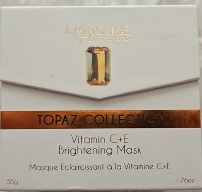 La Rouge Pierre Topaz Collection Vitamin C Brightening Serum, Mask, and Cream