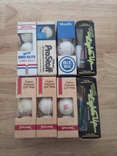 Golf Balls Lot of Six 3 Packs - Assortment of 20 Balls Total - Brand New Old Sto