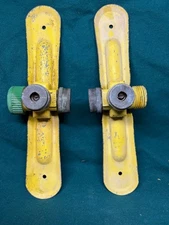 2 Vintage Nelson Metal Lawn In-Line Sprinklers