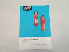 Infoblatt Prospekt Feuerwehr Bromid-Feuerlöscher 1 und 4 kg VEB Neuruppin DDR