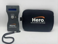 Hero Pet Advanced Microchip Reader, Bluetooth, Includes Carrying Case