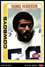 1978 Topps #213 Thomas Henderson Cowboys RC Langston 6.5 - EX/MT+