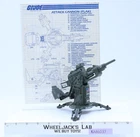 FLAK Cannon 100% Complete G.I. Joe Hasbro 1982 Vintage Vehicle Action Figure