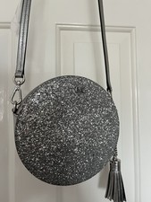 BNWOT - Michael Kors - Round Crossbody Glitzy Silver Bag