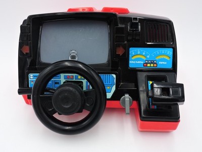 Battery Operated Fun-To-Drive Dashboard PARTIALLY WORKS Corvette 1985 Playmates