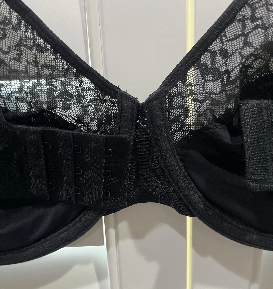 Natori Black Pretty Smooth Seamless Underwire Unlined Bra 734318 36 D Nwt $62 - Image 3 of 3