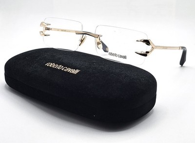 Roberto Cavalli VRC 023 eyeglasses 0300 Gold size 57  new