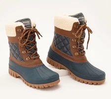 Cougar Women's Sz 8 Waterproof Lace-Up Winter Boots Brown A516686