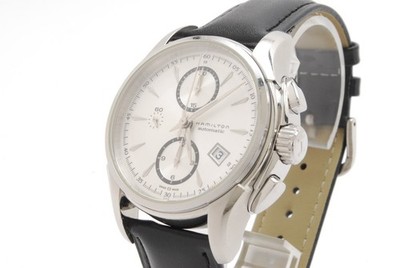 [N NEUWERTIG] HAMILTON Jazzmaster H326160 weiß Chronograph Quarz Herrenuhr Japan